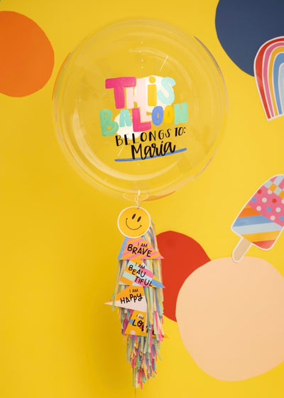 Abre La Puerta Daily Affirmations Children’s Day GIRL Balloon