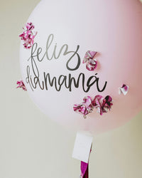 Orchid Giant Latex Balloon + Pink Orchid Orbz Abre La Puerta