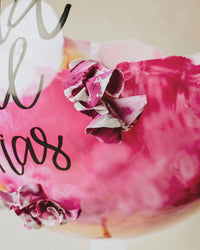 Giant Orchid Bubble + Pink Orchid Orbz Abre La Puerta