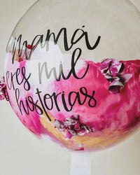 Giant Orchid Bubble + Pink Orchid Orbz Abre La Puerta