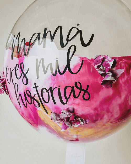 Giant Orchid Bubble + Pink Orchid Orbz Abre La Puerta