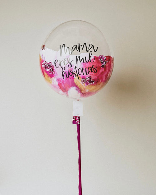 Giant Orchid Bubble + Pink Orchid Orbz Abre La Puerta