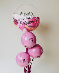 Giant Orchid Bubble + Pink Orchid Orbz Abre La Puerta