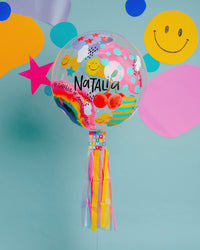 Amaizing Girly Bubble + Neon Happy Face Orbz Abre La Puerta
