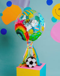 Amaizing Boyish Bubble + Soccer Ball Piñata + Candys Abre La Puerta