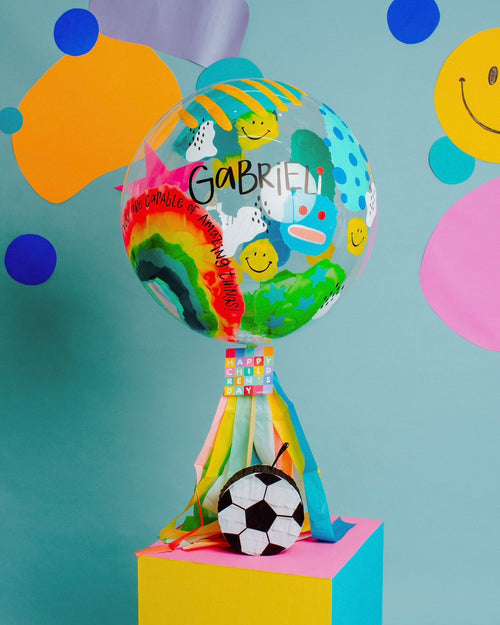 Amaizing Boyish Bubble + Soccer Ball Piñata + Candys Abre La Puerta