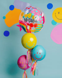 Amaizing Girly Bubble + Neon Happy Face Orbz Abre La Puerta