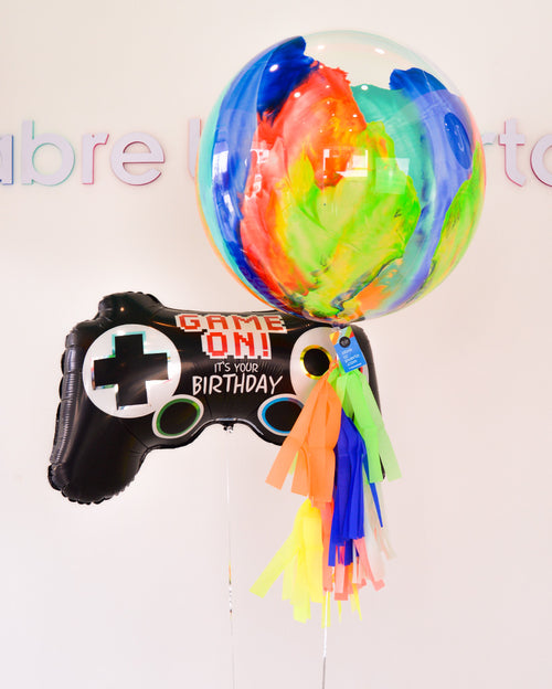 Burbuja Grande + Control Videojuego Abre La Puerta