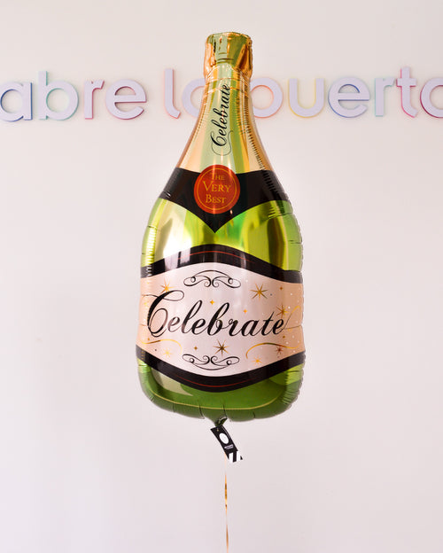 Globo Botella Champaña Abre La Puerta