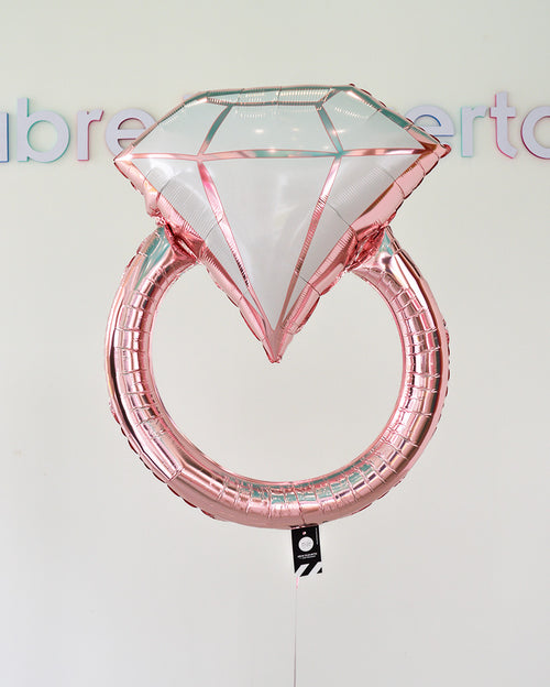 Globo Anillo rose gold Abre La Puerta