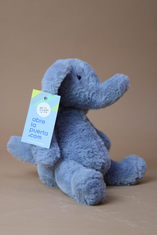 Peluche Elefante Azul Abre La Puerta