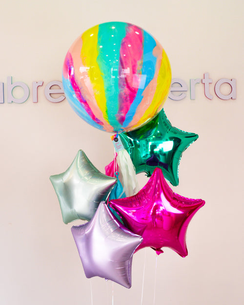 Burbuja Grande + Estrellas Abre La Puerta