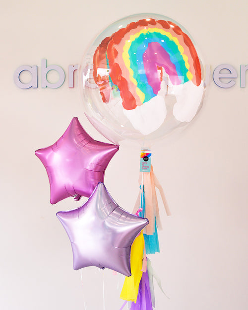 Burbuja Rainbow + Estrellas Abre La Puerta