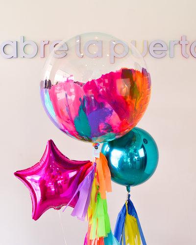 Abre La Puerta Burbuja Gigante + Esfera + Estrella
