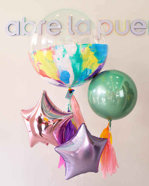 Burbuja Gigante + Estrellas + Esfera Abre La Puerta
