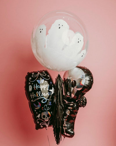 Abre La Puerta Ghosts Bubble + Two Halloween Shapes