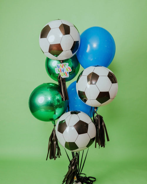 Bouquet Soccer Orbz + Blue Latex + Green Orbz Abre La Puerta