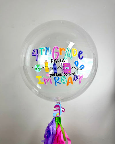 Abre La Puerta Girl's Back to School Bubble