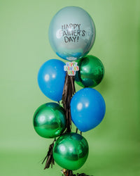 Bouquet Orbz Jumbo Father’s Day + Green Orbz + Blue Latex Abre La Puerta