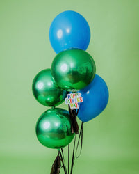 Bouquet Father's Day Bubble + Green Orbz + Blue Latex Abre La Puerta