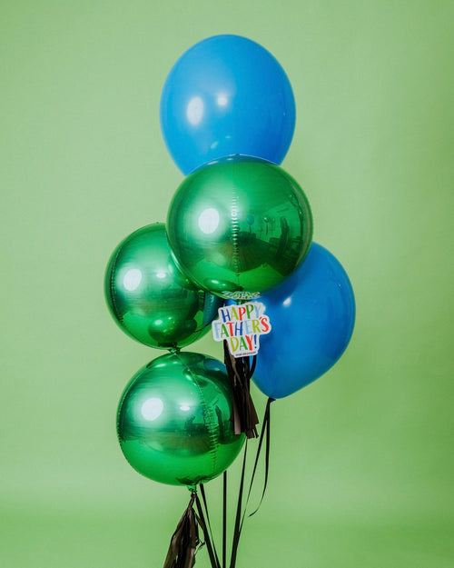Bouquet Father's Day Bubble + Green Orbz + Blue Latex Abre La Puerta