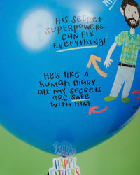 Best Dad Balloon Abre La Puerta