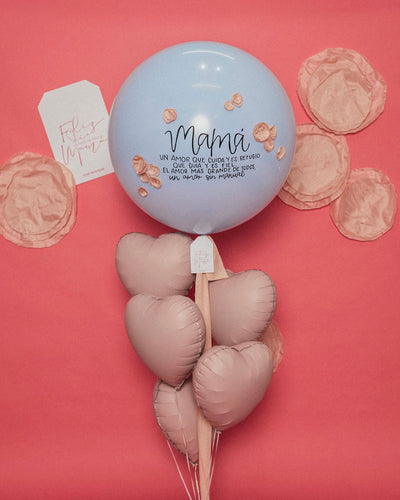 Abre La Puerta Jumbo Látex + 5 Corazones Chicos De Mamá - Mamá Un Amor Sin Manual