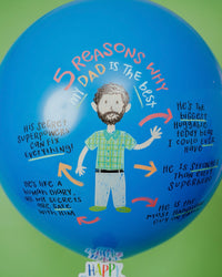 Best Dad Balloon Abre La Puerta