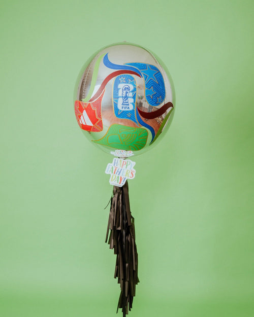 Bouquet FWC Soccer Ball + Trophy Balloon + Soccer Orbz + Green Orbz Abre La Puerta