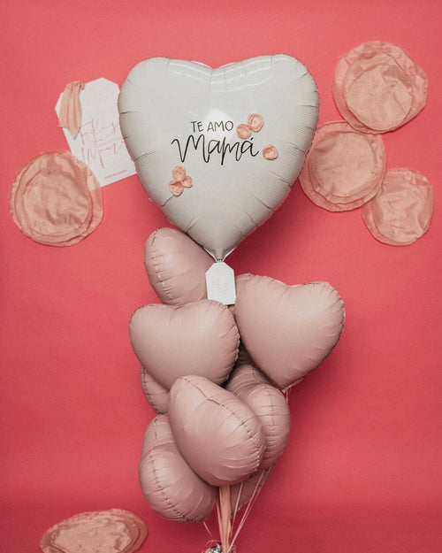 Corazón Completo Mamá  + 10 Corazones Chicos de Mamá Abre La Puerta