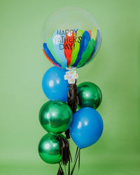Bouquet Father's Day Bubble + Green Orbz + Blue Latex Abre La Puerta