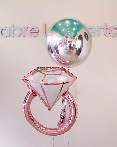 Abre La Puerta Esfera Gigante + Anillo rose gold